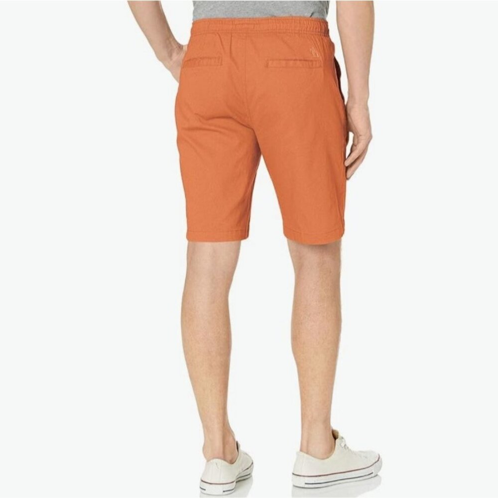 Caribbean Joe Mens Lazy Joe Zip Draw Cord Chino Shorts Size 38 Melon - Picture 4 of 11